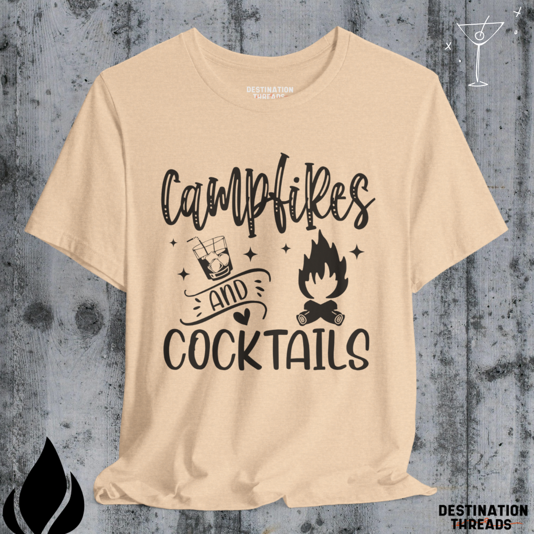 Campfire and cocktails T-Shirt