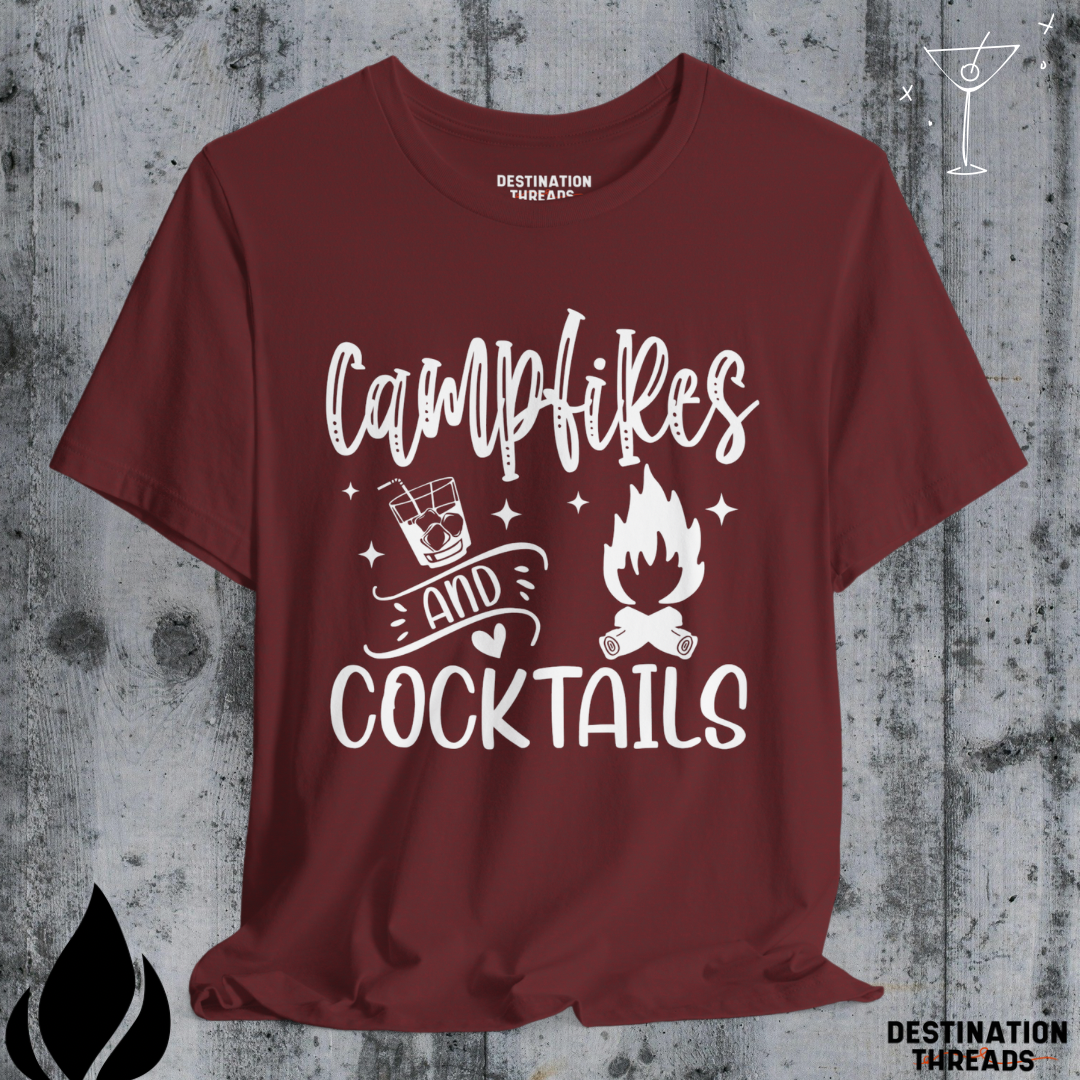Campfire and cocktails T-Shirt