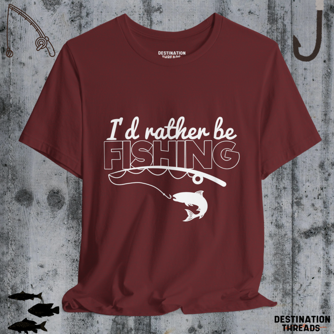 I’d rather be fishing T-Shirt