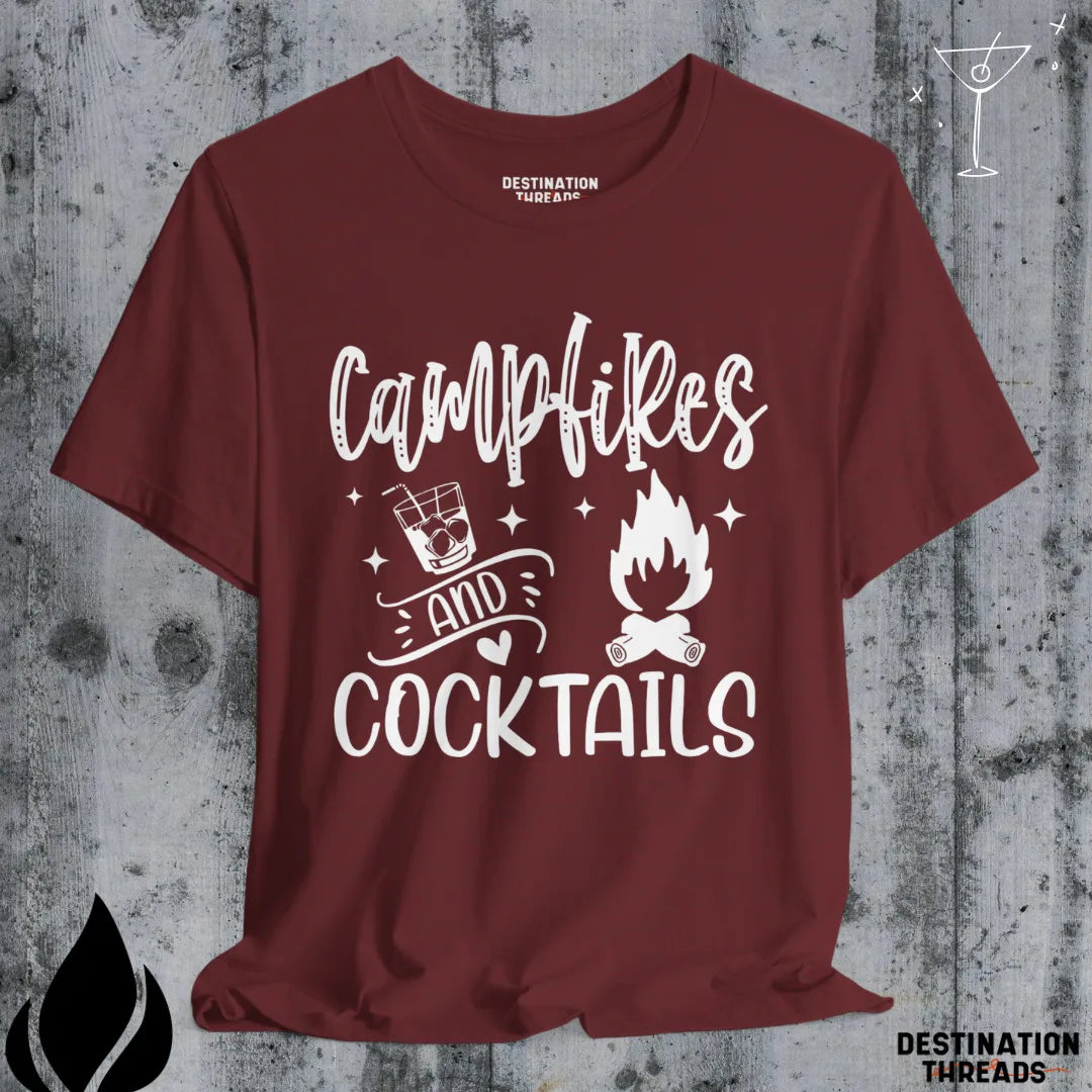 Campfire and cocktails T-Shirt