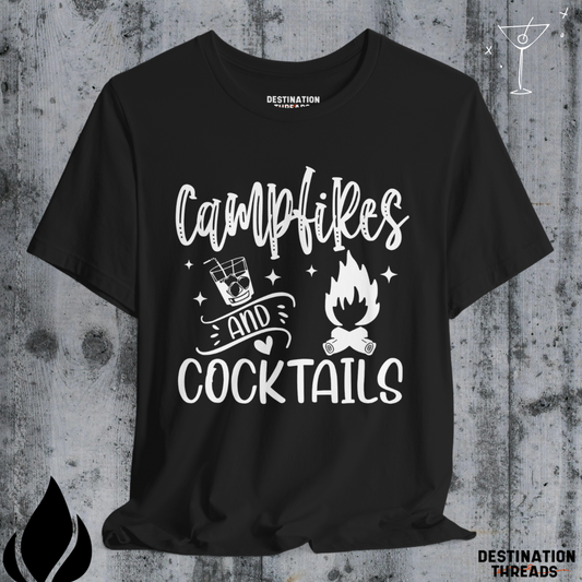 Campfire and cocktails T-Shirt
