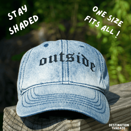 Jean jacket Blue Outside Hat