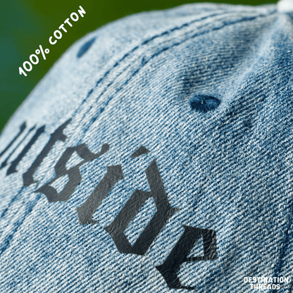 Jean jacket Blue Outside Hat