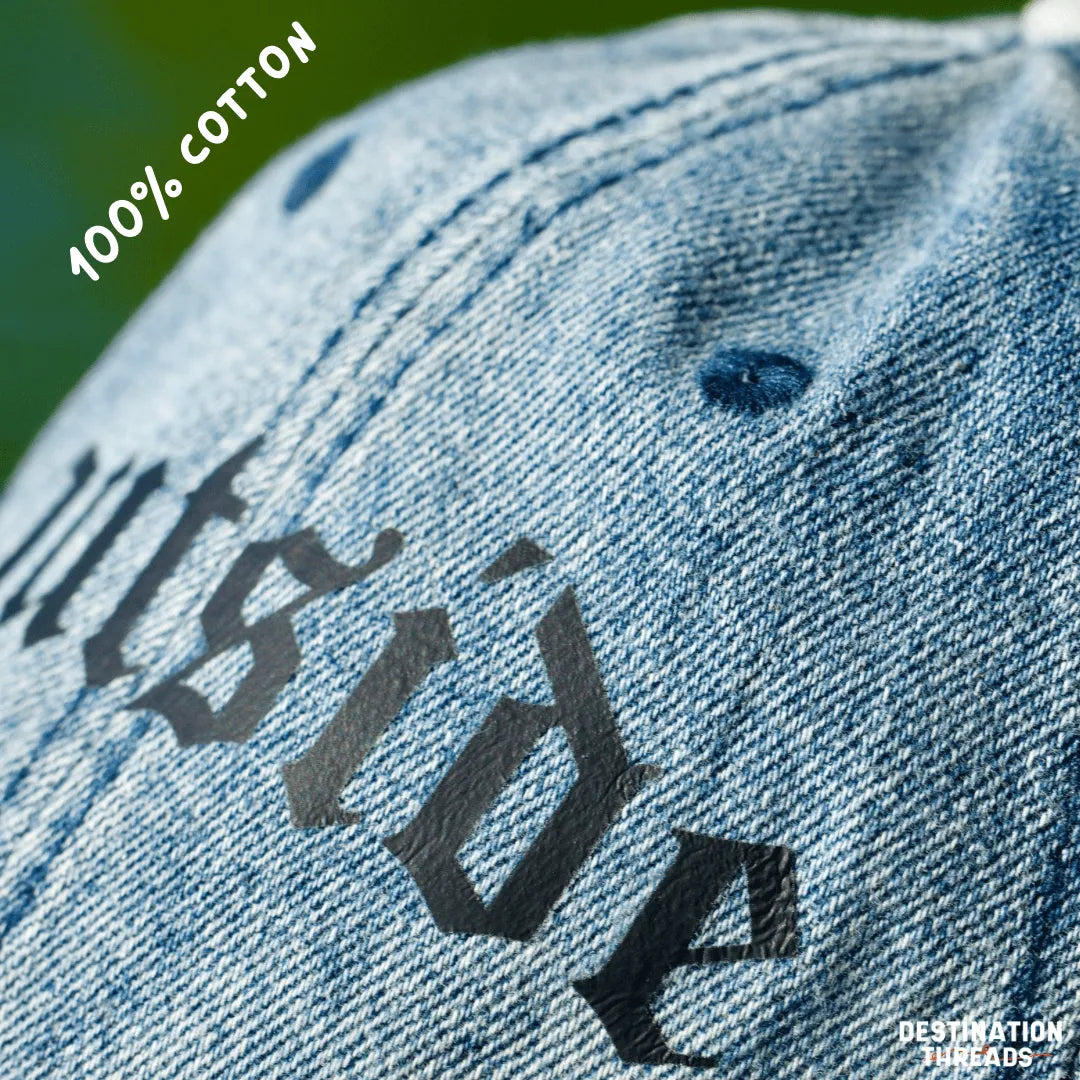 Jean jacket Blue Outside Hat