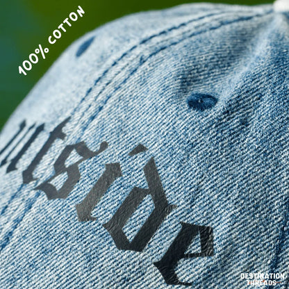 Jean jacket Blue Outside Hat